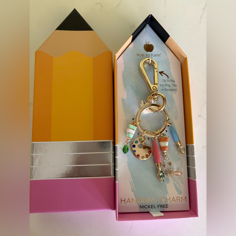 Gold and Red Key Card Holder Accessory
